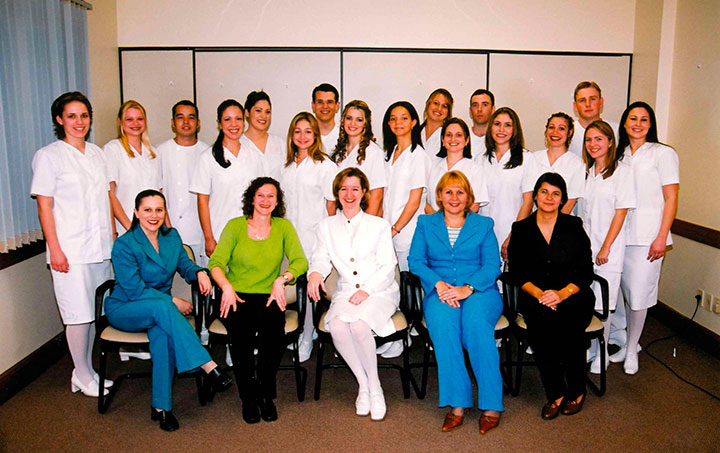 Formatura do curso Técnico em Enfermagem (2003)