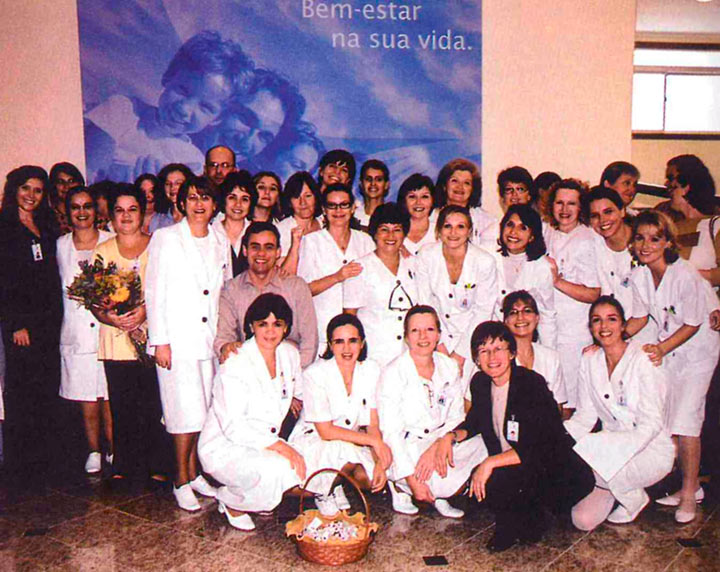 Dania Gonzales no Dia Internacional da Enfermagem (2004)
