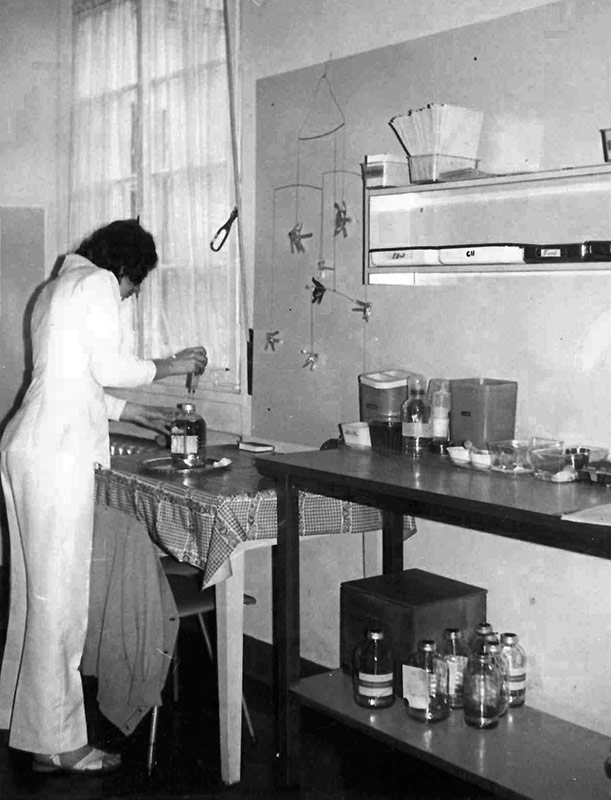 Sala das Técnicas - Escola de Enfermagem (1960)